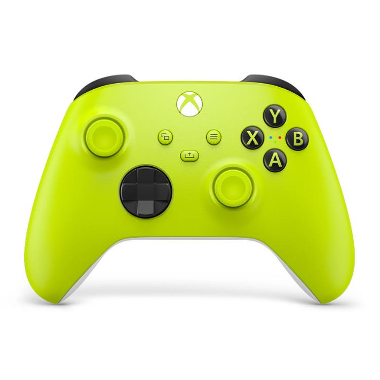 Collection of Manette Xbox jaune ergonomique, conçue pour un confort optimal lors des sessions de jeu, offrant une réactivité exceptionnelle et un style unique. | Inforezo in a gallery layout